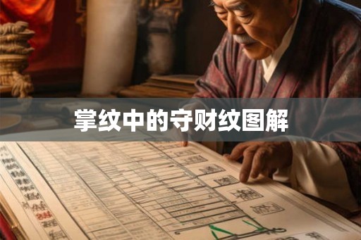 掌纹中的守财纹图解