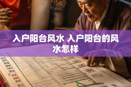 入户阳台风水 入户阳台的风水怎样
