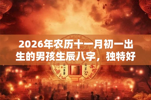2026年农历十一月初一出生的男孩生辰八字，独特好听的名字