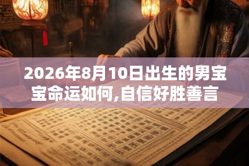 2026年8月10日出生的男宝宝命运如何,自信好胜善言健谈