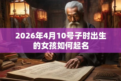 2026年4月10号子时出生的女孩如何起名 2026年4月10号子时出生的女孩如何起名