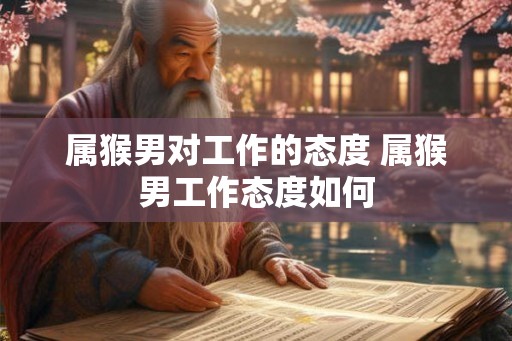 属猴男对工作的态度 属猴男工作态度如何