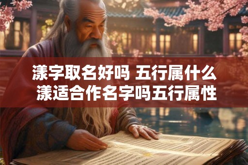 漾字取名好吗 五行属什么 漾适合作名字吗五行属性是什么