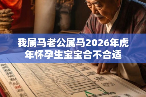 我属马老公属马2026年虎年怀孕生宝宝合不合适