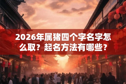 2026年属猪四个字名字怎么取？起名方法有哪些？