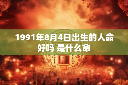 1991年8月4日出生的人命好吗 是什么命