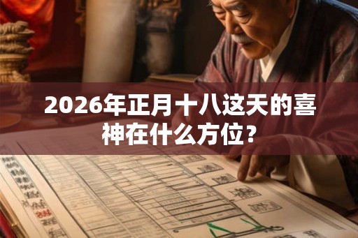 2026年正月十八这天的喜神在什么方位? 2026年正月十八这天的喜神在什么方位?