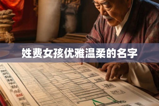 姓费女孩优雅温柔的名字