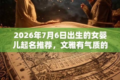 2026年7月6日出生的女婴儿起名推荐，文雅有气质的名字