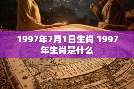 1997年7月1日生肖 1997年生肖是什么