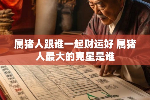 属猪人跟谁一起财运好 属猪人最大的克星是谁