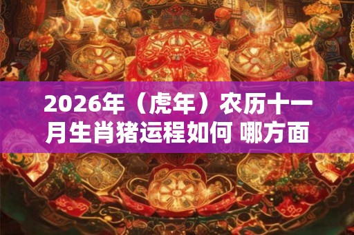 2026年（虎年）农历十一月生肖猪运程如何 哪方面运势最佳