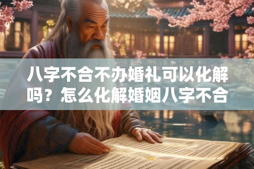 八字不合不办婚礼可以化解吗？怎么化解婚姻八字不合？