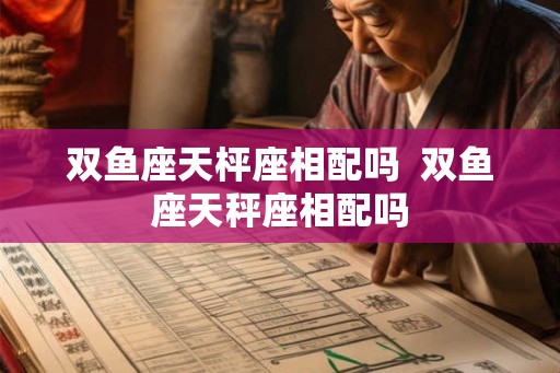 双鱼座天枰座相配吗  双鱼座天秤座相配吗