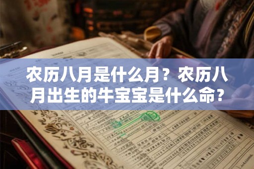 农历八月是什么月？农历八月出生的牛宝宝是什么命？