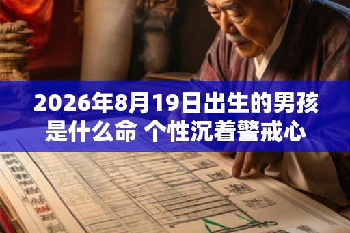 2026年8月19日出生的男孩是什么命 个性沉着警戒心强