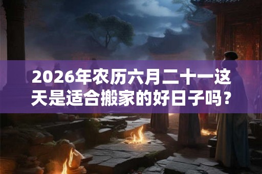 2026年农历六月二十一这天是适合搬家的好日子吗？