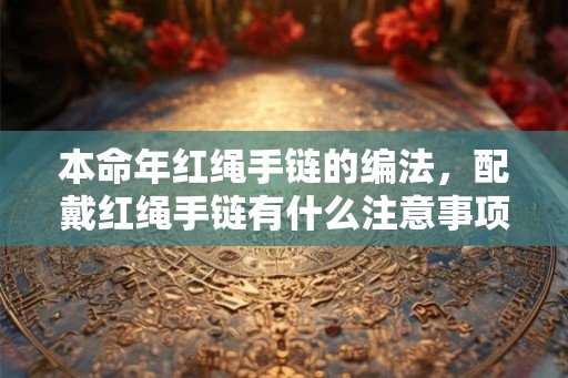 本命年红绳手链的编法,配戴红绳手链有什么注意事项? 本命年红绳手链的编法,配戴红绳手链有什么注意事项?