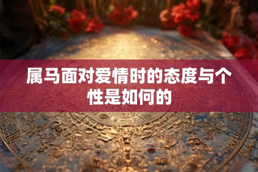 属马面对爱情时的态度与个性是如何的