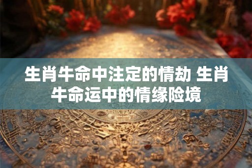 生肖牛命中注定的情劫 生肖牛命运中的情缘险境