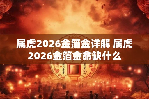 属虎2026金箔金详解 属虎2026金箔金命缺什么