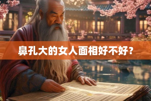鼻孔大的女人面相好不好? 鼻孔大的女人面相好不好?