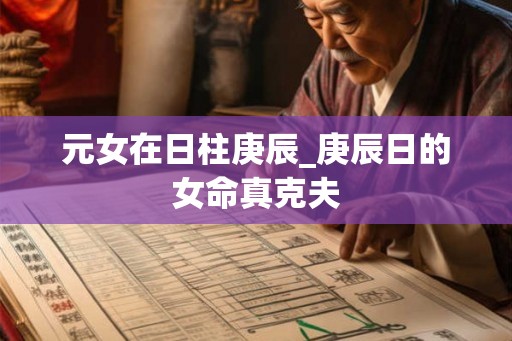 元女在日柱庚辰_庚辰日的女命真克夫