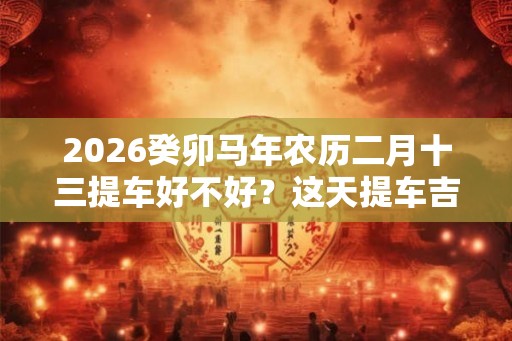 2026癸卯马年农历二月十三提车好不好?这天提车吉利吗? 2026癸卯马年农历二月十三提车好不好?这天提车吉利吗?