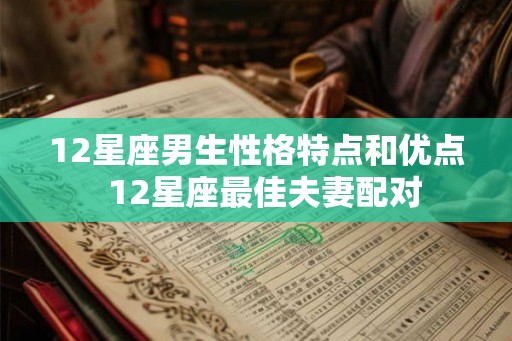 12星座男生性格特点和优点  12星座最佳夫妻配对