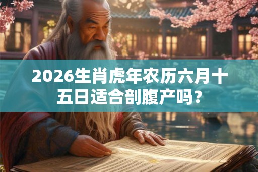 2026生肖虎年农历六月十五日适合剖腹产吗? 2026生肖虎年农历六月十五日适合剖腹产吗?