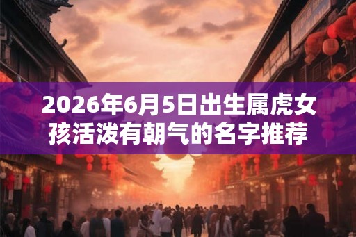 2026年6月5日出生属虎女孩活泼有朝气的名字推荐