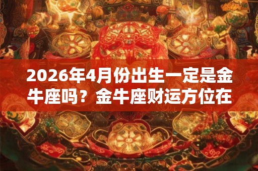 2026年4月份出生一定是金牛座吗？金牛座财运方位在哪？