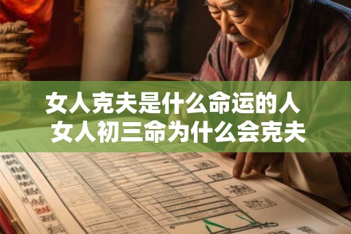 女人克夫是什么命运的人 女人初三命为什么会克夫 女人克夫是什么命运的人 女人初三命为什么会克夫