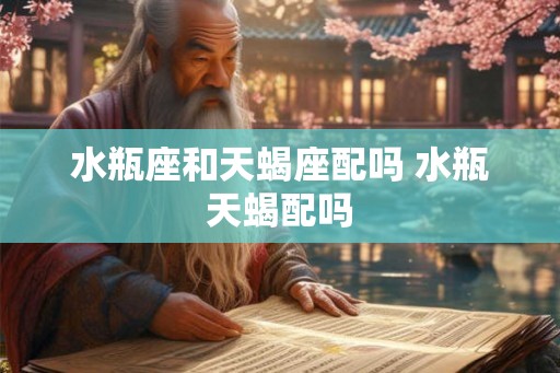水瓶座和天蝎座配吗 水瓶天蝎配吗