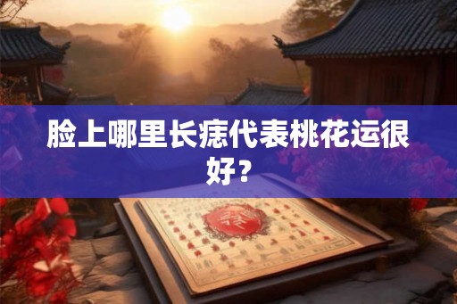 脸上哪里长痣代表桃花运很好? 脸上哪里长痣代表桃花运很好?
