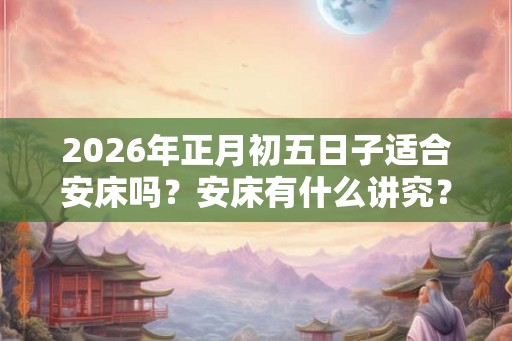 2026年正月初五日子适合安床吗？安床有什么讲究？
