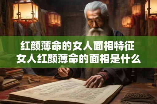 红颜薄命的女人面相特征 女人红颜薄命的面相是什么