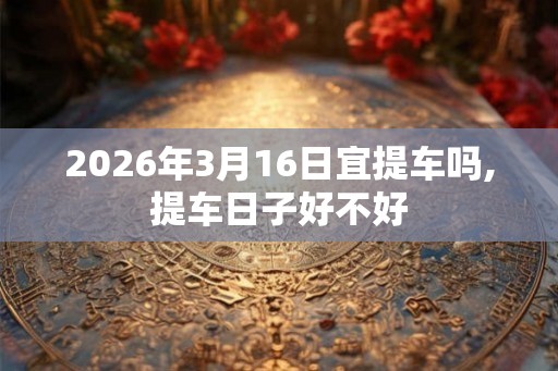 2026年3月16日宜提车吗,提车日子好不好