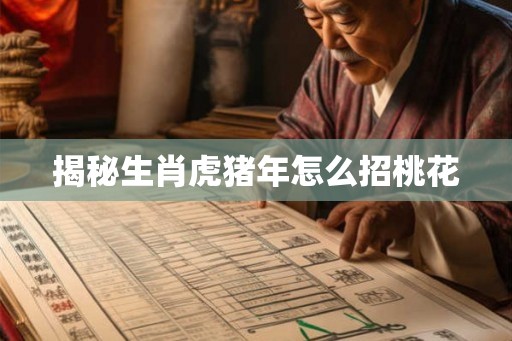 揭秘生肖虎猪年怎么招桃花