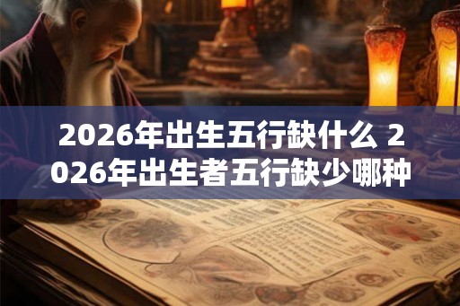 2026年出生五行缺什么 2026年出生者五行缺少哪种 2026年出生五行缺什么 2026年出生者五行缺少哪种