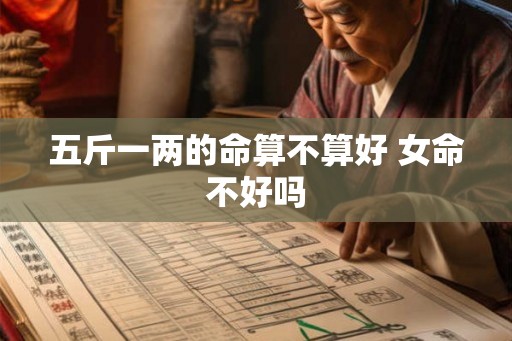 五斤一两的命算不算好 女命不好吗