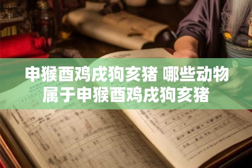 申猴酉鸡戌狗亥猪 哪些动物属于申猴酉鸡戌狗亥猪