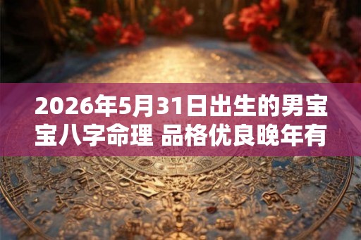 2026年5月31日出生的男宝宝八字命理 品格优良晚年有福