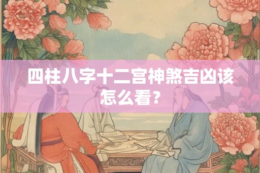 四柱八字十二宫神煞吉凶该怎么看? 四柱八字十二宫神煞吉凶该怎么看?