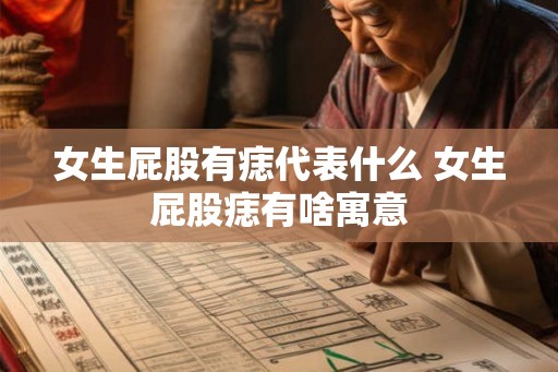 女生屁股有痣代表什么 女生屁股痣有啥寓意 女生屁股有痣代表什么 女生屁股痣有啥寓意