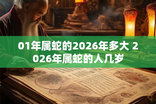 01年属蛇的2026年多大 2026年属蛇的人几岁
