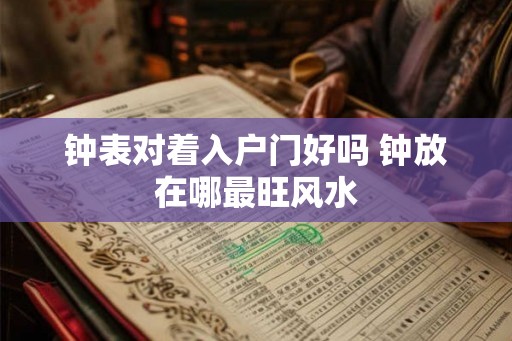 钟表对着入户门好吗 钟放在哪最旺风水 钟表对着入户门好吗 钟放在哪最旺风水