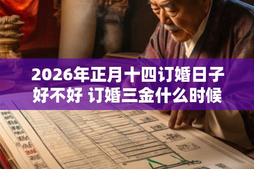 2026年正月十四订婚日子好不好 订婚三金什么时候佩戴