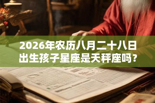 2026年农历八月二十八日出生孩子星座是天秤座吗? 2026年农历八月二十八日出生孩子星座是天秤座吗?