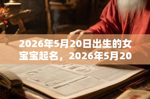2026年5月20日出生的女宝宝起名，2026年5月20日出生好吗？